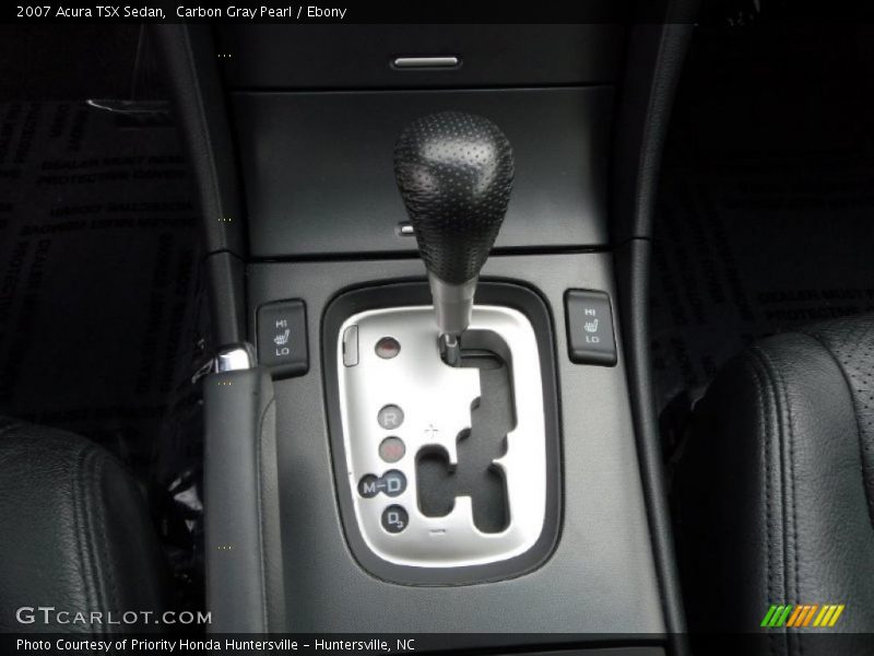 Carbon Gray Pearl / Ebony 2007 Acura TSX Sedan