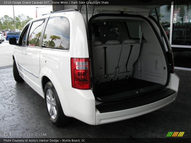 Stone White / Dark Slate Gray/Light Shale 2010 Dodge Grand Caravan SXT