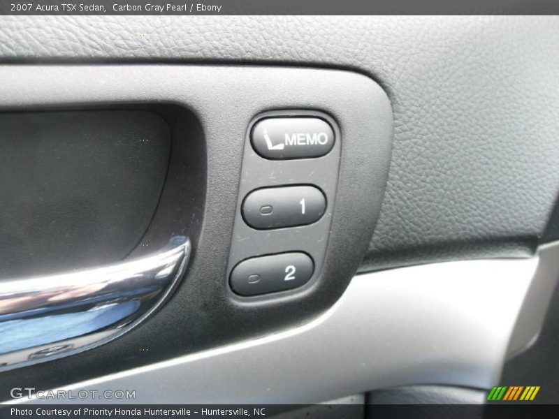 Carbon Gray Pearl / Ebony 2007 Acura TSX Sedan
