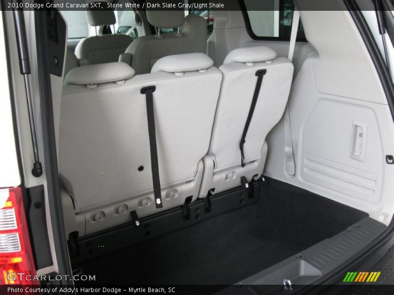 Stone White / Dark Slate Gray/Light Shale 2010 Dodge Grand Caravan SXT