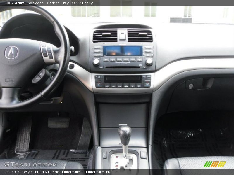 Carbon Gray Pearl / Ebony 2007 Acura TSX Sedan