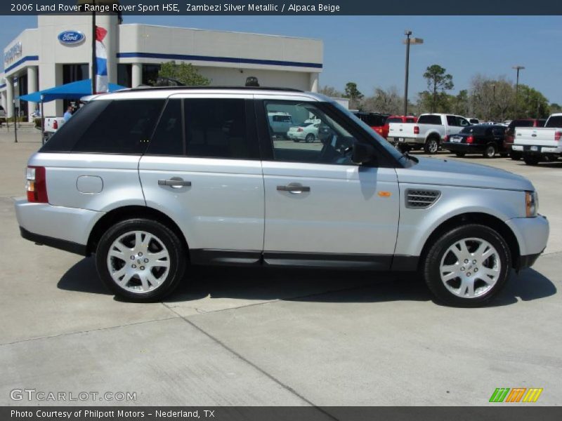 Zambezi Silver Metallic / Alpaca Beige 2006 Land Rover Range Rover Sport HSE