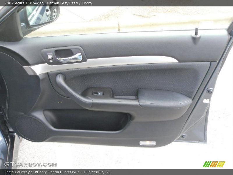 Carbon Gray Pearl / Ebony 2007 Acura TSX Sedan