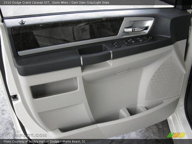 Stone White / Dark Slate Gray/Light Shale 2010 Dodge Grand Caravan SXT