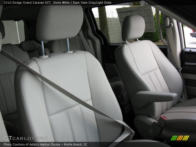 Stone White / Dark Slate Gray/Light Shale 2010 Dodge Grand Caravan SXT