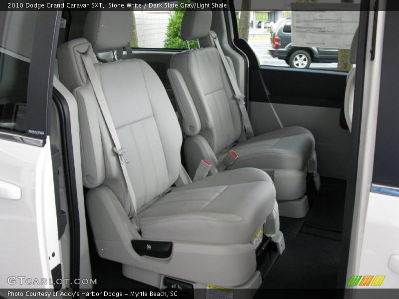 Stone White / Dark Slate Gray/Light Shale 2010 Dodge Grand Caravan SXT