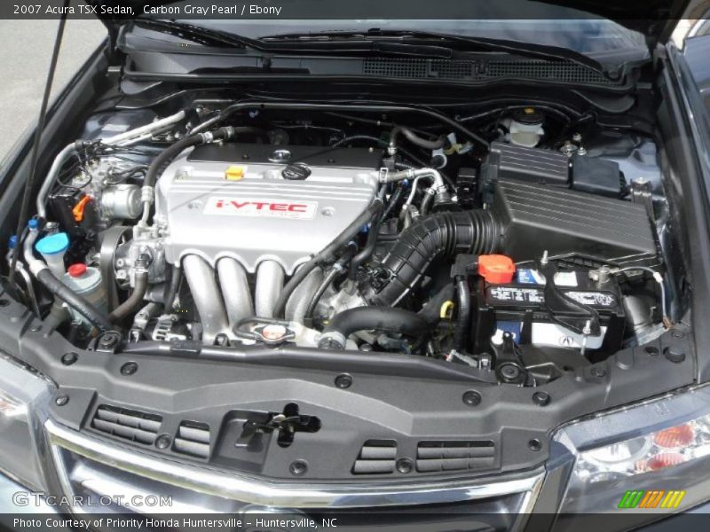 Carbon Gray Pearl / Ebony 2007 Acura TSX Sedan
