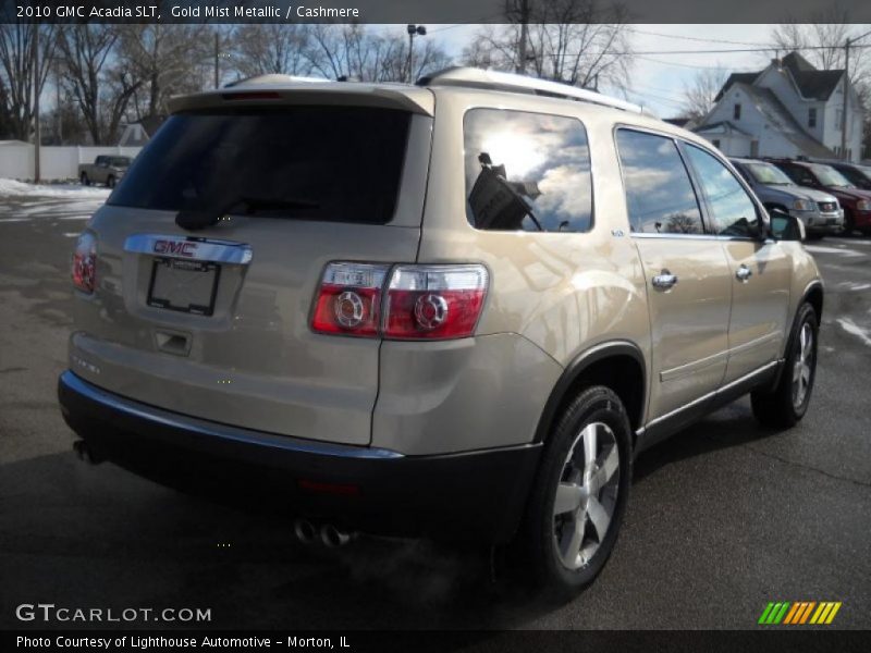Gold Mist Metallic / Cashmere 2010 GMC Acadia SLT