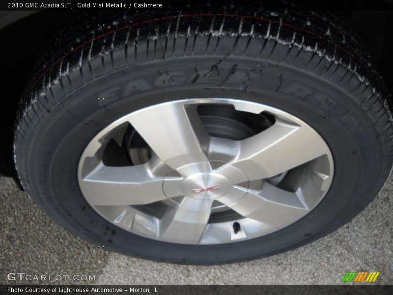 Gold Mist Metallic / Cashmere 2010 GMC Acadia SLT