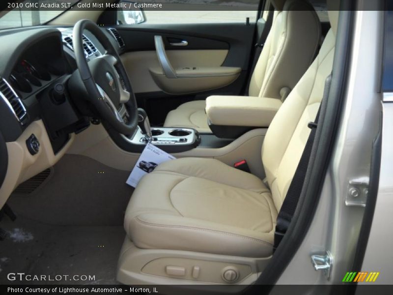 Gold Mist Metallic / Cashmere 2010 GMC Acadia SLT