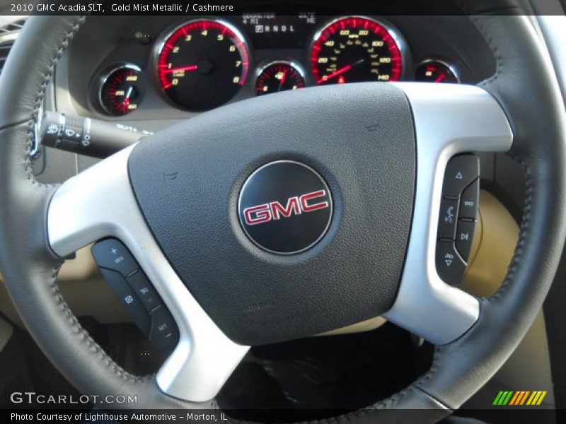 Gold Mist Metallic / Cashmere 2010 GMC Acadia SLT