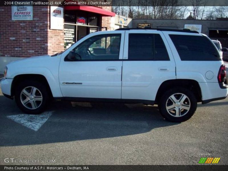 Summit White / Dark Pewter 2004 Chevrolet TrailBlazer LS 4x4