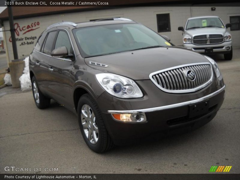 Cocoa Metallic / Cashmere/Cocoa 2010 Buick Enclave CXL