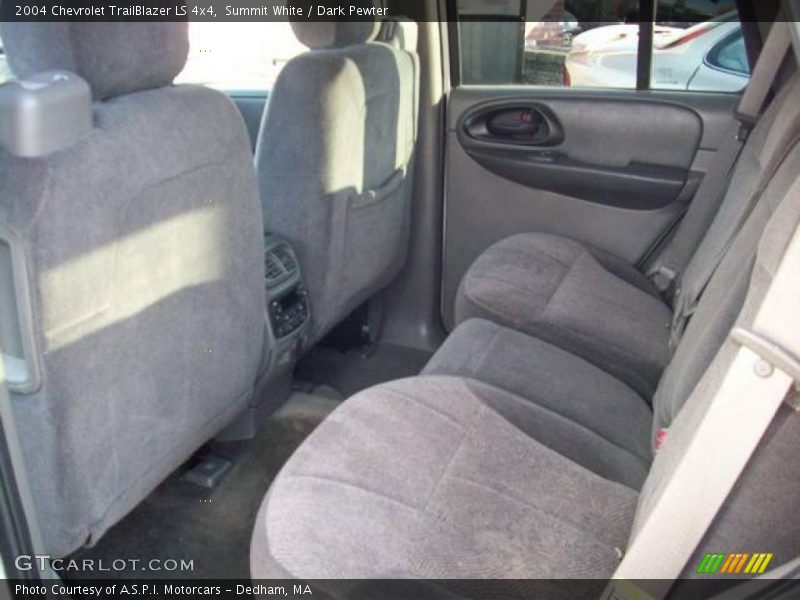 Summit White / Dark Pewter 2004 Chevrolet TrailBlazer LS 4x4