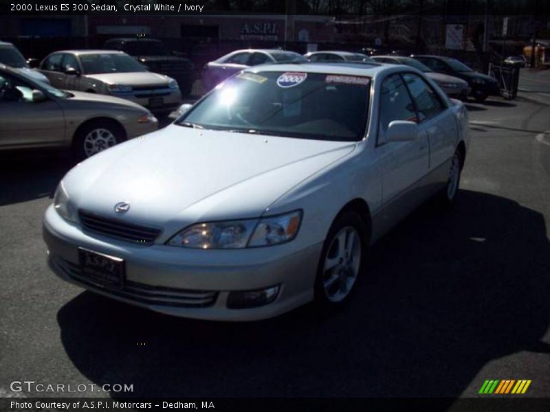 Crystal White / Ivory 2000 Lexus ES 300 Sedan
