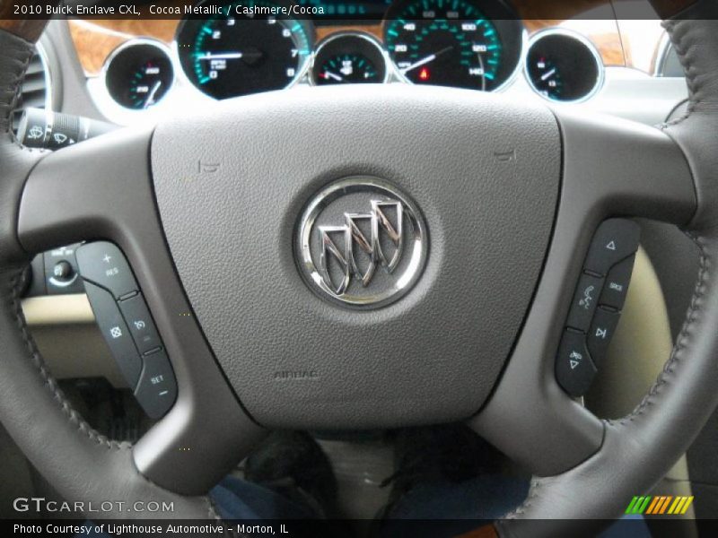 Cocoa Metallic / Cashmere/Cocoa 2010 Buick Enclave CXL