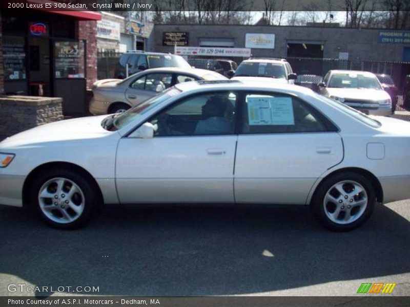 Crystal White / Ivory 2000 Lexus ES 300 Sedan