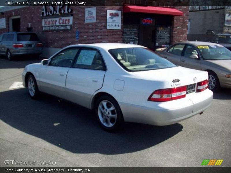Crystal White / Ivory 2000 Lexus ES 300 Sedan