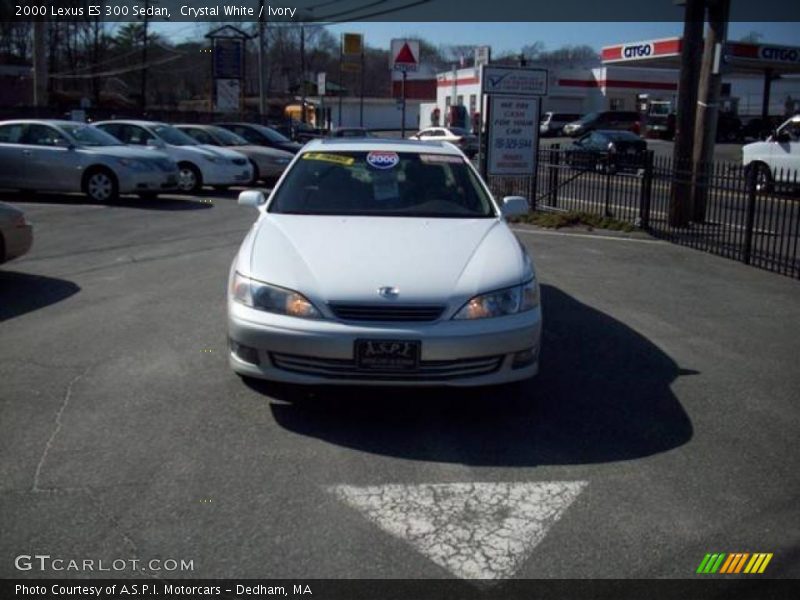Crystal White / Ivory 2000 Lexus ES 300 Sedan