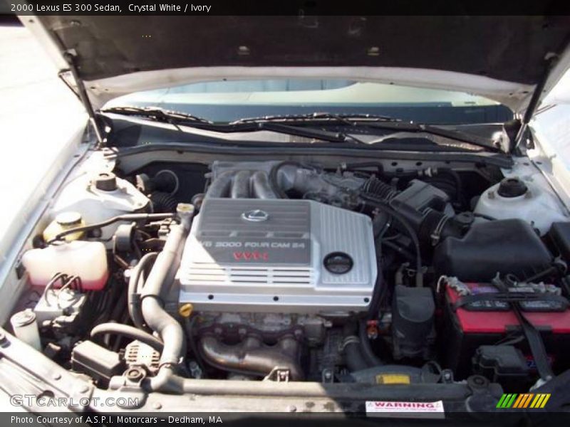 Crystal White / Ivory 2000 Lexus ES 300 Sedan