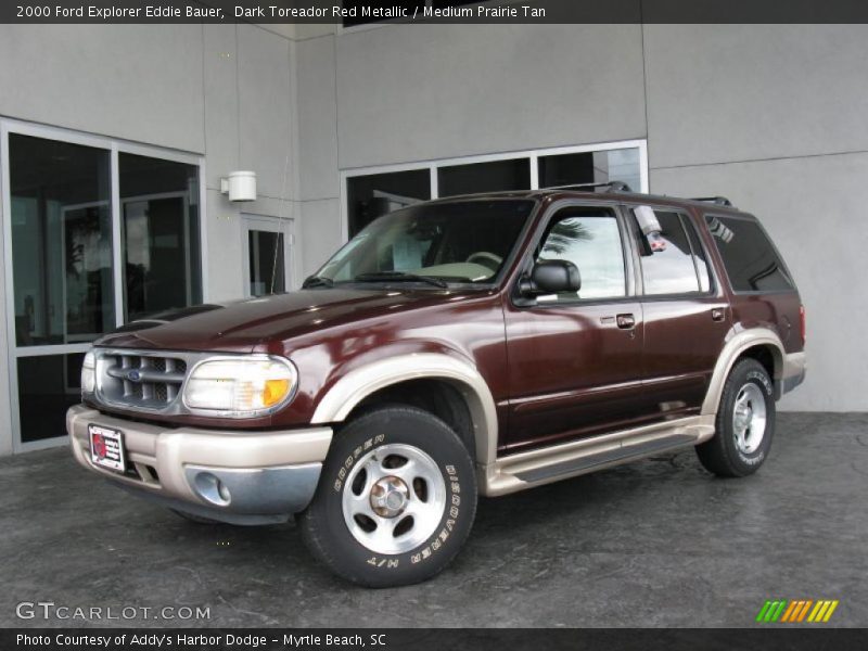 Dark Toreador Red Metallic / Medium Prairie Tan 2000 Ford Explorer Eddie Bauer