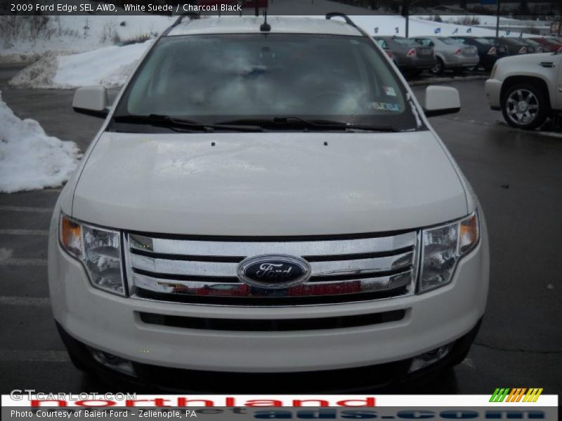 White Suede / Charcoal Black 2009 Ford Edge SEL AWD