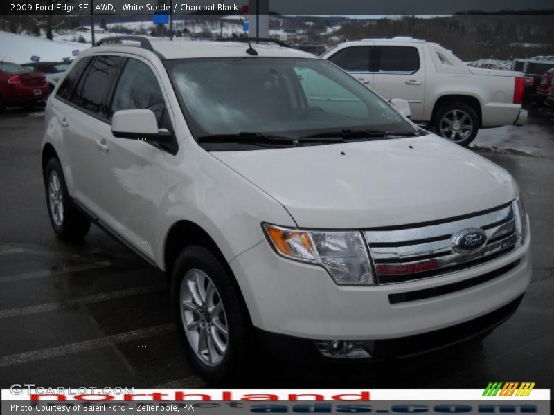 White Suede / Charcoal Black 2009 Ford Edge SEL AWD