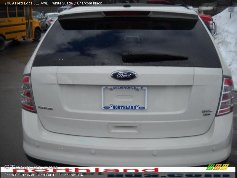 White Suede / Charcoal Black 2009 Ford Edge SEL AWD