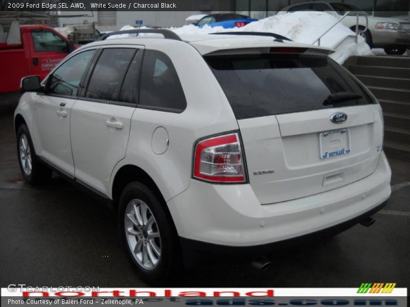 White Suede / Charcoal Black 2009 Ford Edge SEL AWD