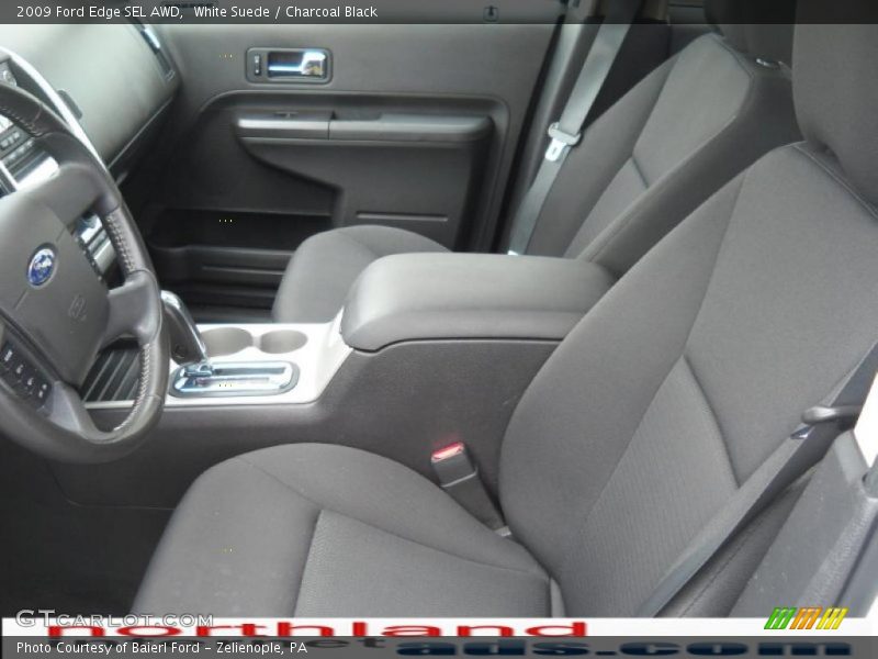 White Suede / Charcoal Black 2009 Ford Edge SEL AWD