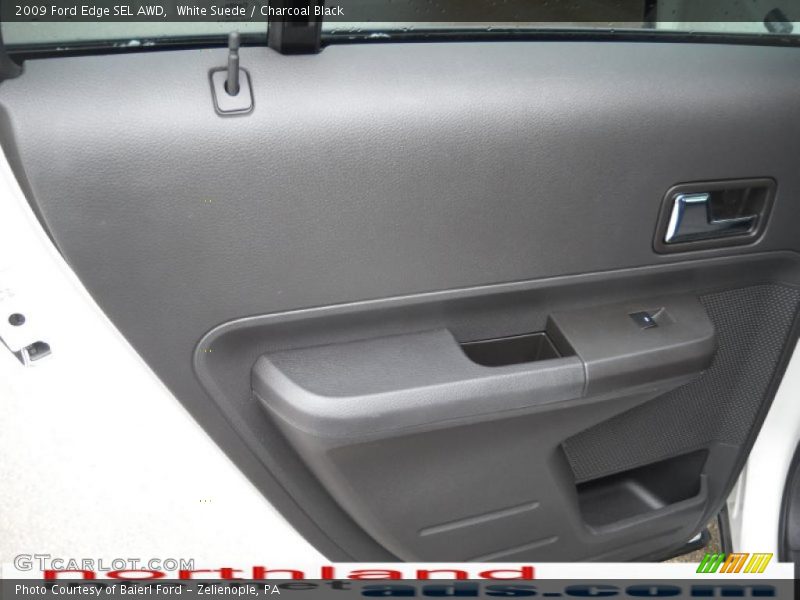 White Suede / Charcoal Black 2009 Ford Edge SEL AWD