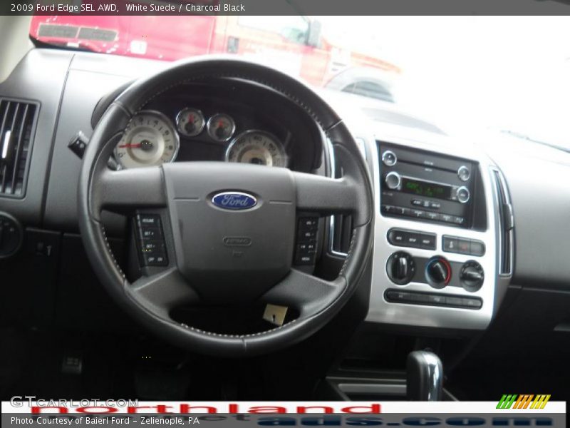 White Suede / Charcoal Black 2009 Ford Edge SEL AWD
