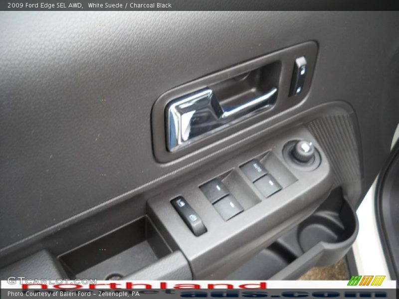 White Suede / Charcoal Black 2009 Ford Edge SEL AWD