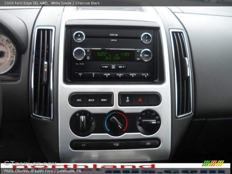White Suede / Charcoal Black 2009 Ford Edge SEL AWD