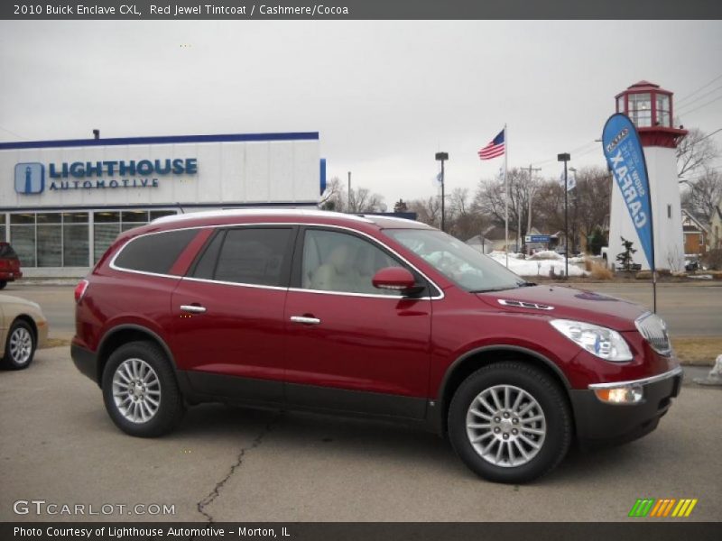 Red Jewel Tintcoat / Cashmere/Cocoa 2010 Buick Enclave CXL