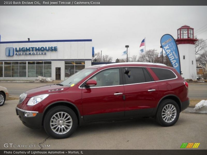 Red Jewel Tintcoat / Cashmere/Cocoa 2010 Buick Enclave CXL