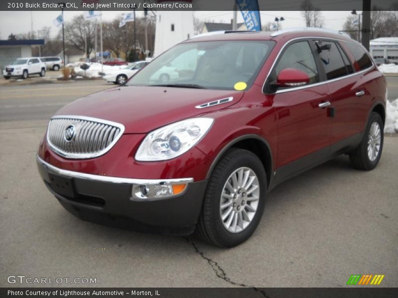Red Jewel Tintcoat / Cashmere/Cocoa 2010 Buick Enclave CXL