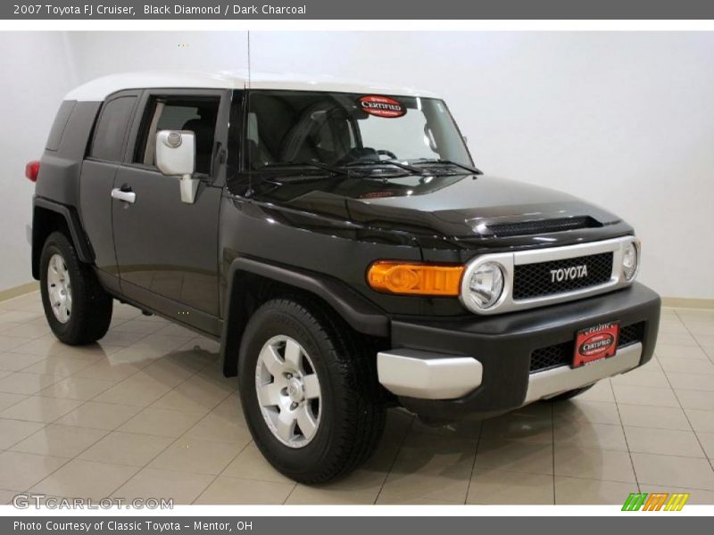 Black Diamond / Dark Charcoal 2007 Toyota FJ Cruiser