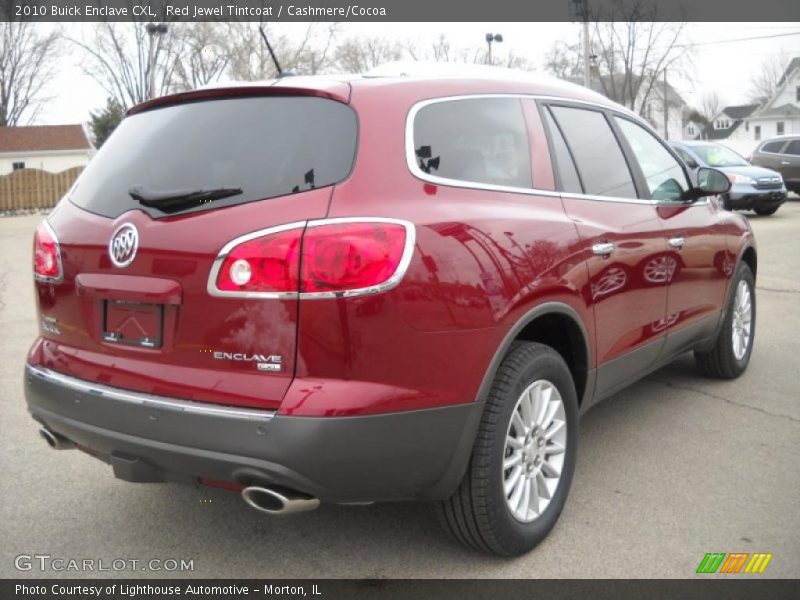 Red Jewel Tintcoat / Cashmere/Cocoa 2010 Buick Enclave CXL