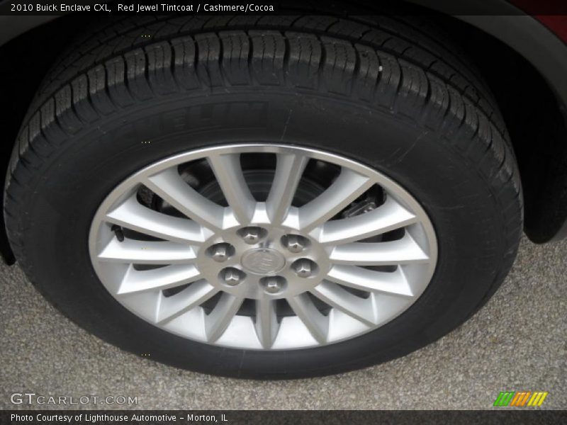 Red Jewel Tintcoat / Cashmere/Cocoa 2010 Buick Enclave CXL