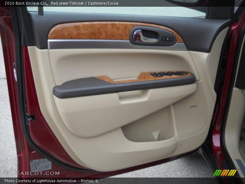 Red Jewel Tintcoat / Cashmere/Cocoa 2010 Buick Enclave CXL