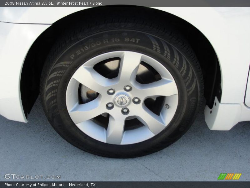 Winter Frost Pearl / Blond 2008 Nissan Altima 3.5 SL
