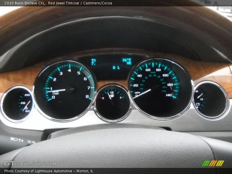 Red Jewel Tintcoat / Cashmere/Cocoa 2010 Buick Enclave CXL