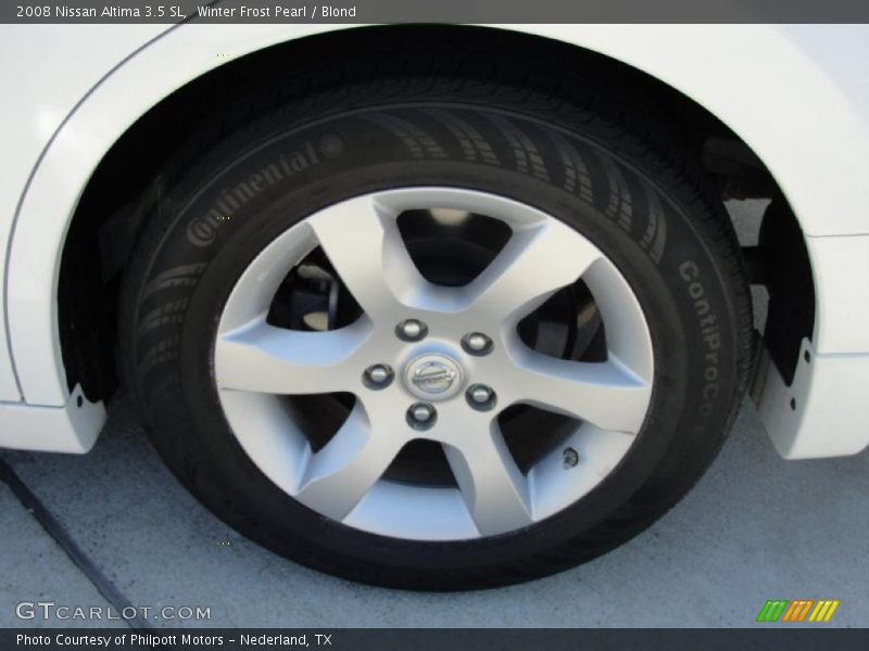 Winter Frost Pearl / Blond 2008 Nissan Altima 3.5 SL