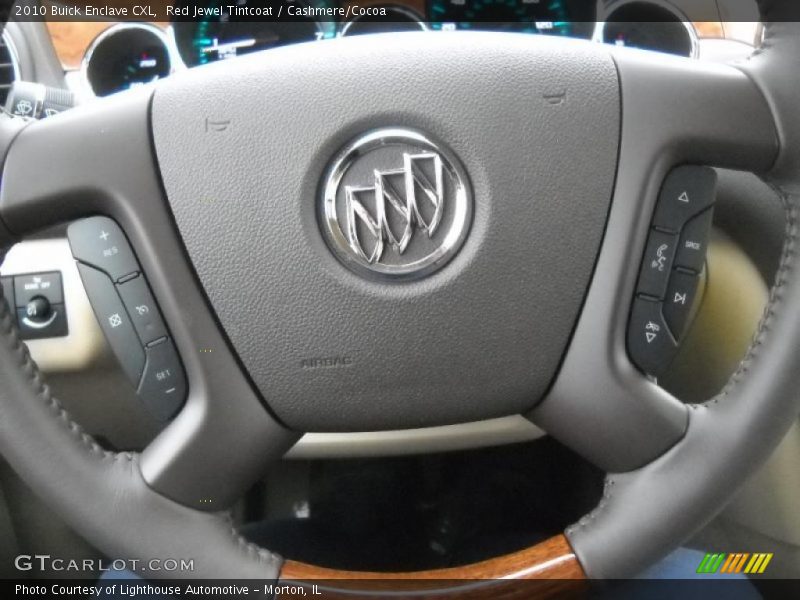Red Jewel Tintcoat / Cashmere/Cocoa 2010 Buick Enclave CXL