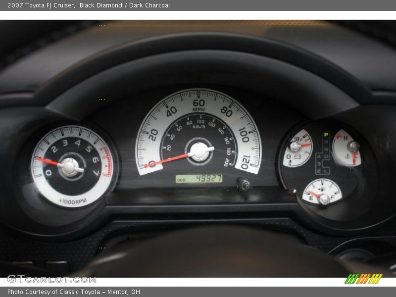 Black Diamond / Dark Charcoal 2007 Toyota FJ Cruiser