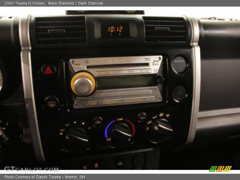 Black Diamond / Dark Charcoal 2007 Toyota FJ Cruiser
