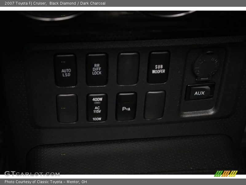 Black Diamond / Dark Charcoal 2007 Toyota FJ Cruiser