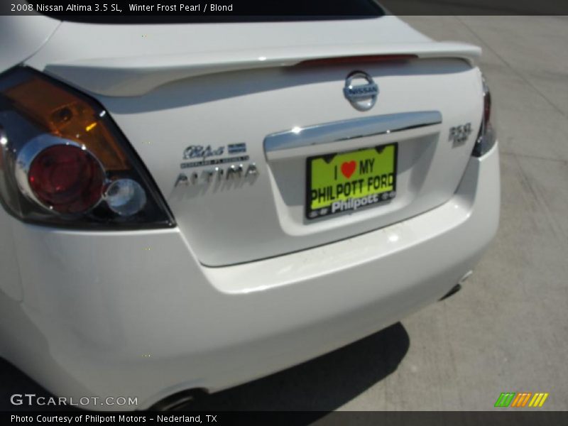 Winter Frost Pearl / Blond 2008 Nissan Altima 3.5 SL