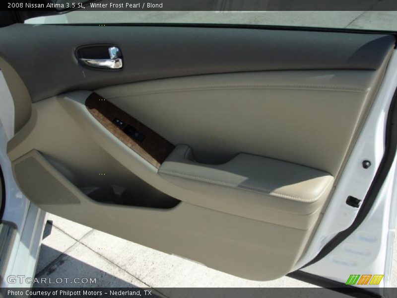 Winter Frost Pearl / Blond 2008 Nissan Altima 3.5 SL